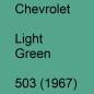 Preview: Chevrolet, Light Green, 503 (1967).